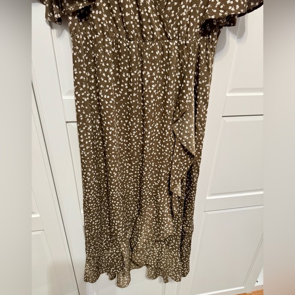 SHEIN Curve Brown Floral Dress Size 1XL - Picture 4 of 6